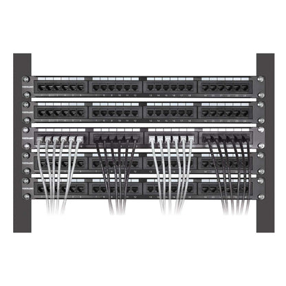 Cable de parche de red Cat6 U/UTP delgado, 14 pies, blanco, paquete de 10 Image 6
