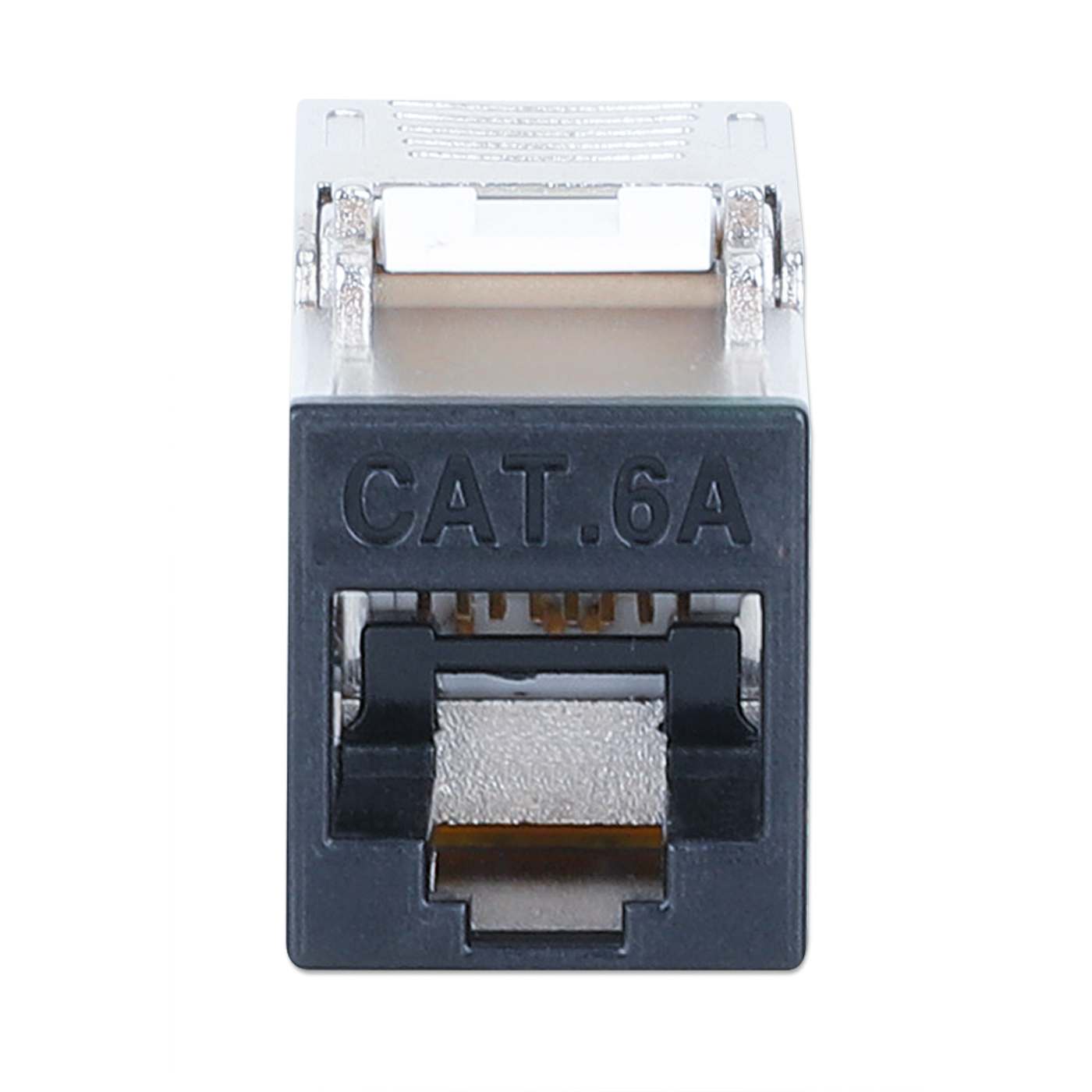 Conector Keystone Delgado Sin Cable blindado Cat6a 10G, negro Image 3