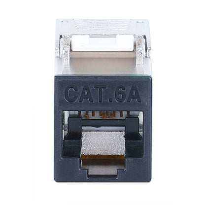 Conector Keystone Delgado Sin Cable blindado Cat6a 10G, negro Image 3