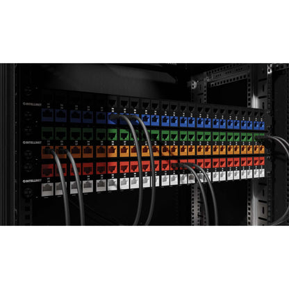 Conector Keystone Cat6a 10G apantallado sin herramientas, azul Image 7