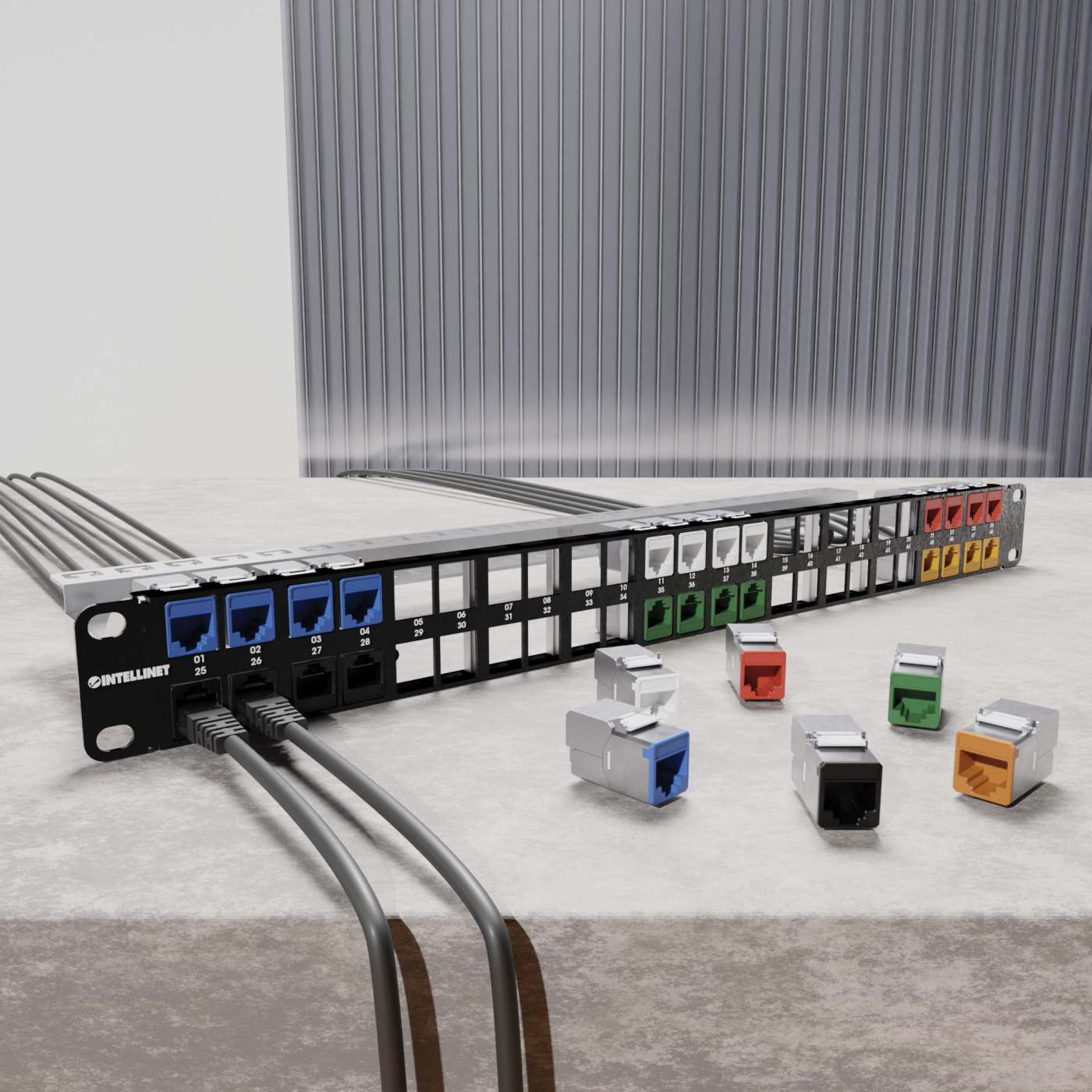 Conector Keystone Cat6a 10G apantallado sin herramientas, blanco Image 8