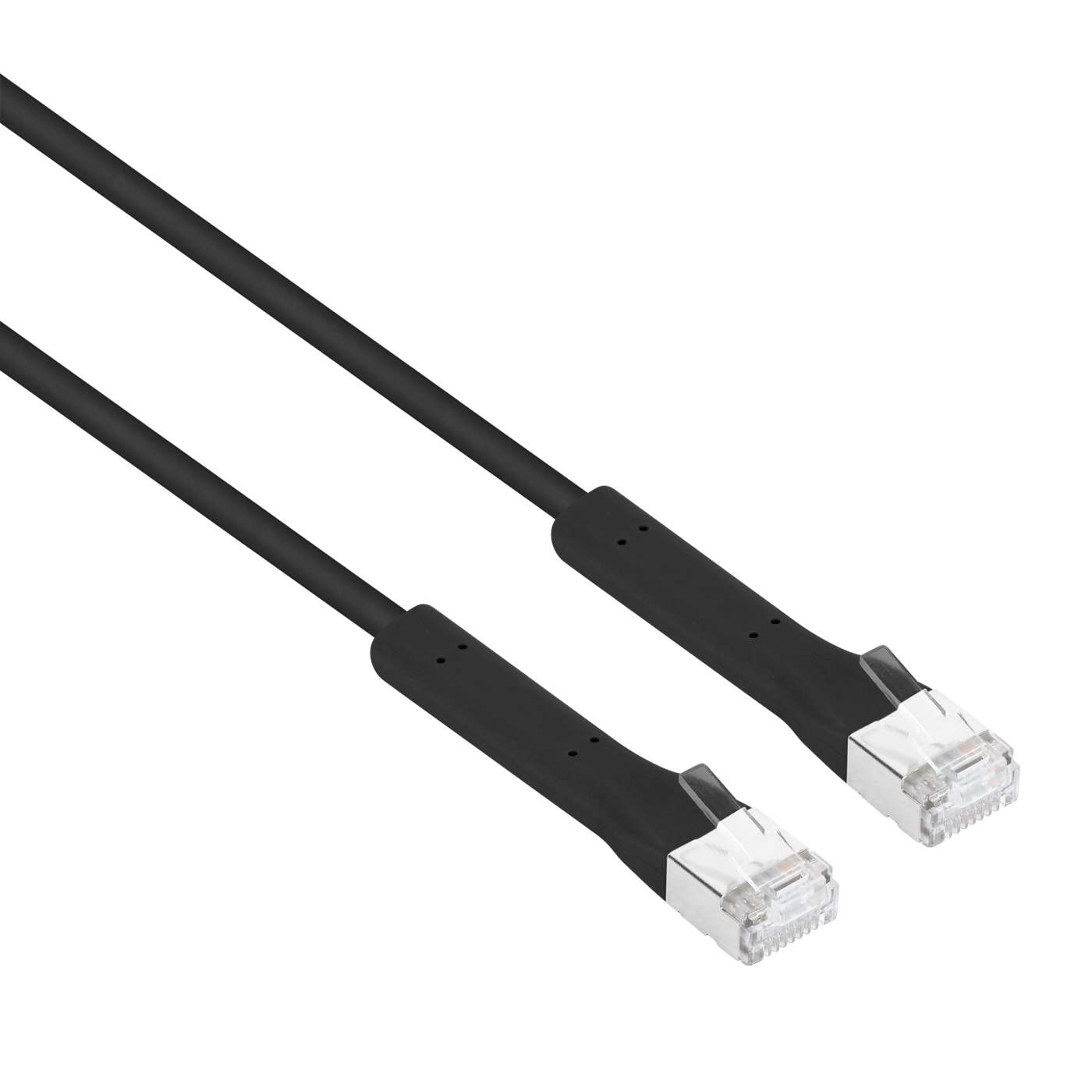 Cable de conexión de red Cat6a F/FTP FlexiBoot Slim, 2 m, negro Image 2