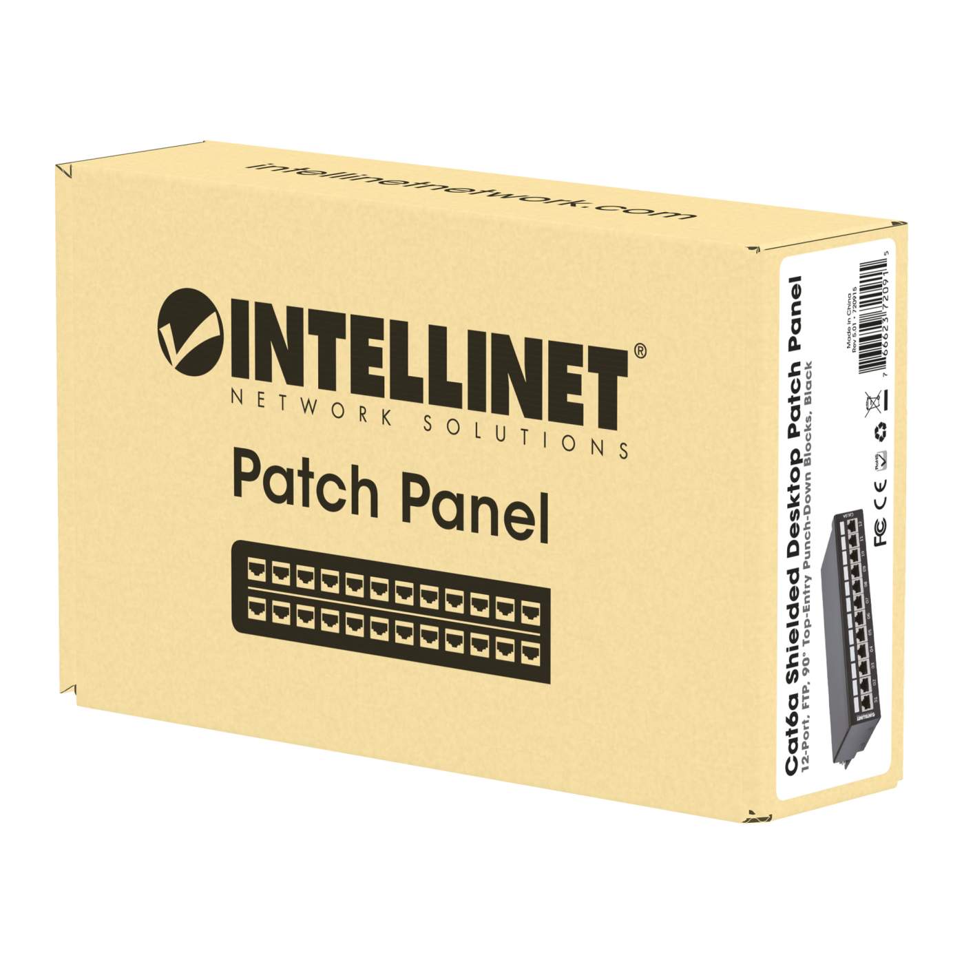 Pánel de parcheo blindado Cat 6a para escritorio Packaging Image 2