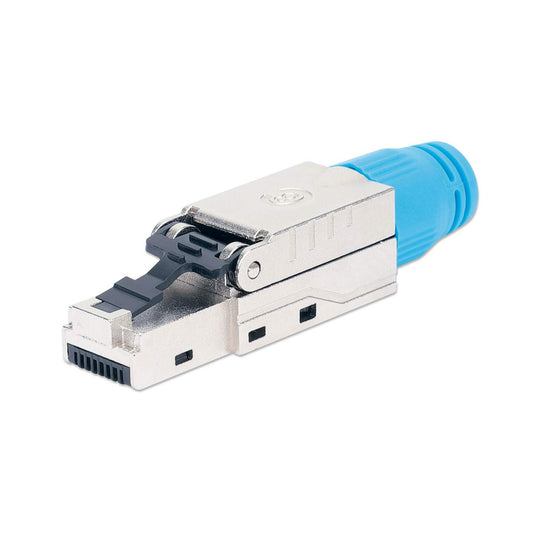 Plug Modular RJ45 Blindado Cat 8.1 con terminación sin herramienta Image 1