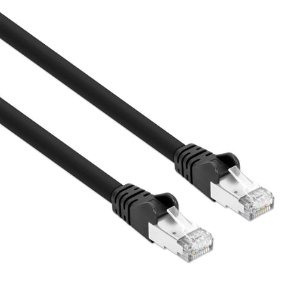 INT OPP Patch Cable Cat.8 S/FTP PVC Black 1FT 24AWG Image 2