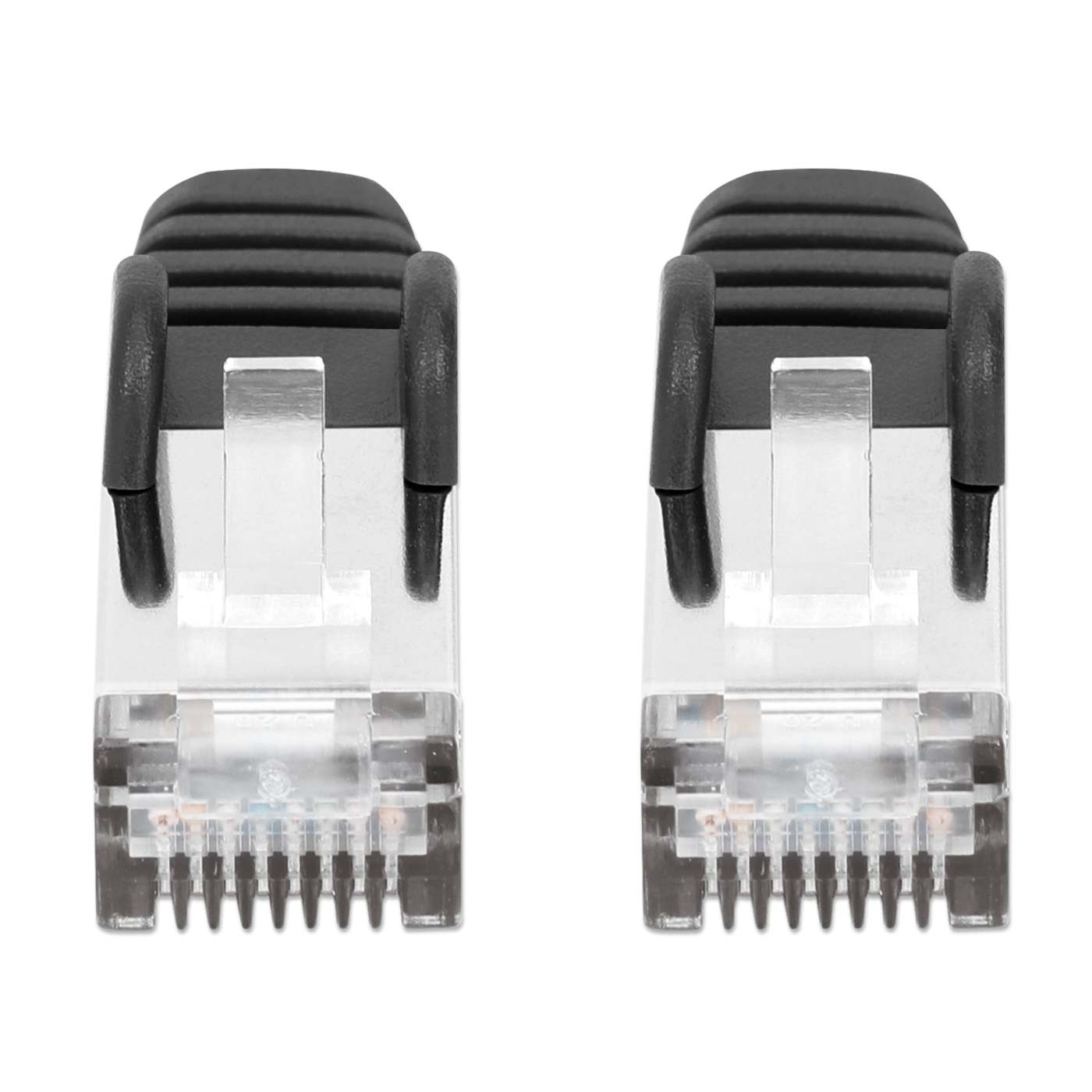 Paquete de 10 cables patch slim Cat8.1 U/FTP, 0.15 m, negro Image 5
