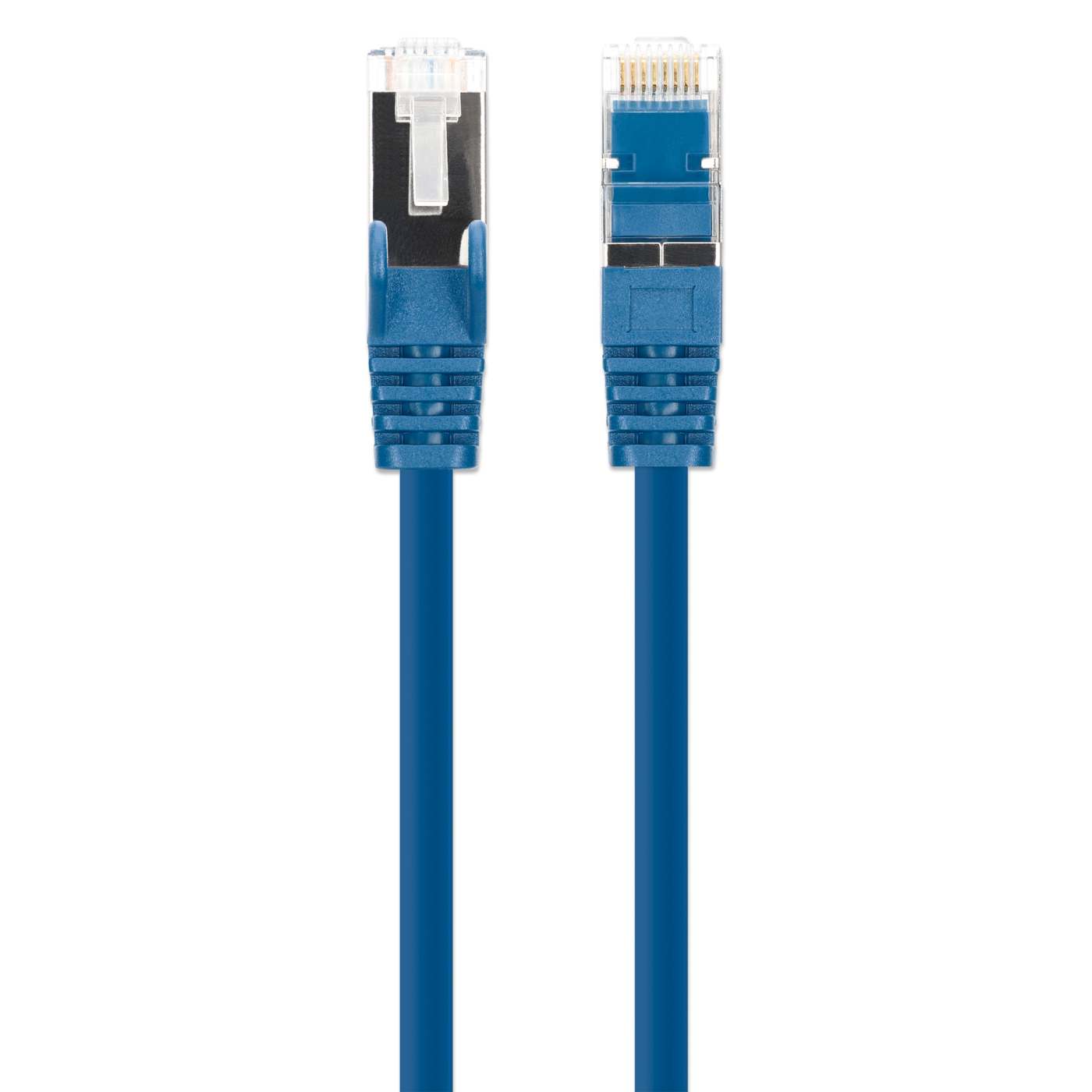 Paquete de 10 cables patch slim Cat8.1 U/FTP, 0.15 m, azul Image 4