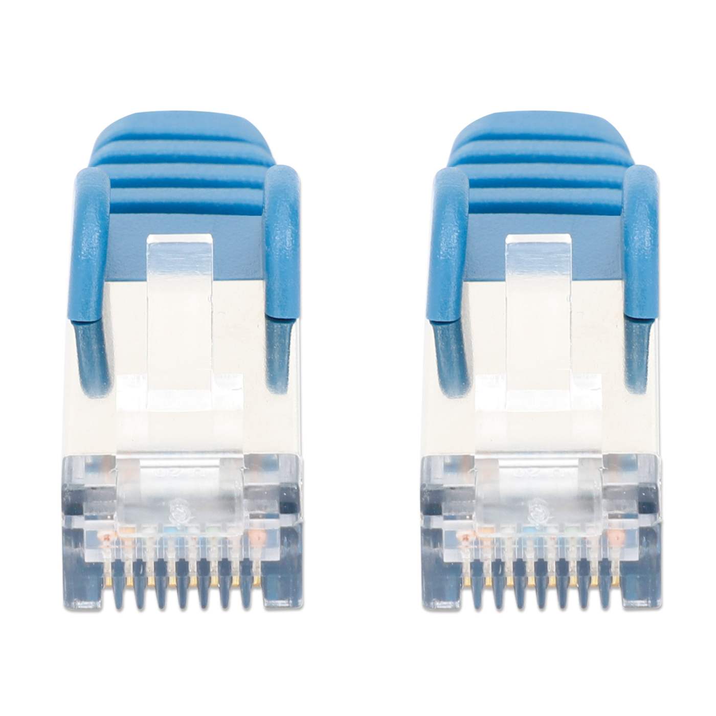 Paquete de 10 cables patch slim Cat8.1 U/FTP, 0.15 m, azul Image 5