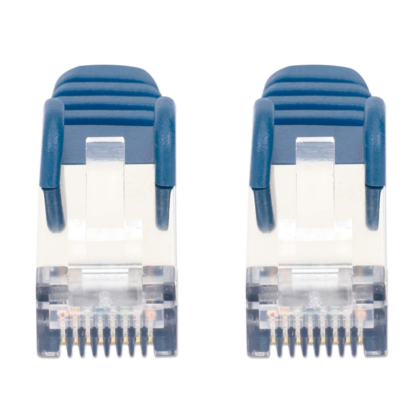 Paquete de 10 cables patch slim Cat8.1 U/FTP, 0.15 m, azul Image 5