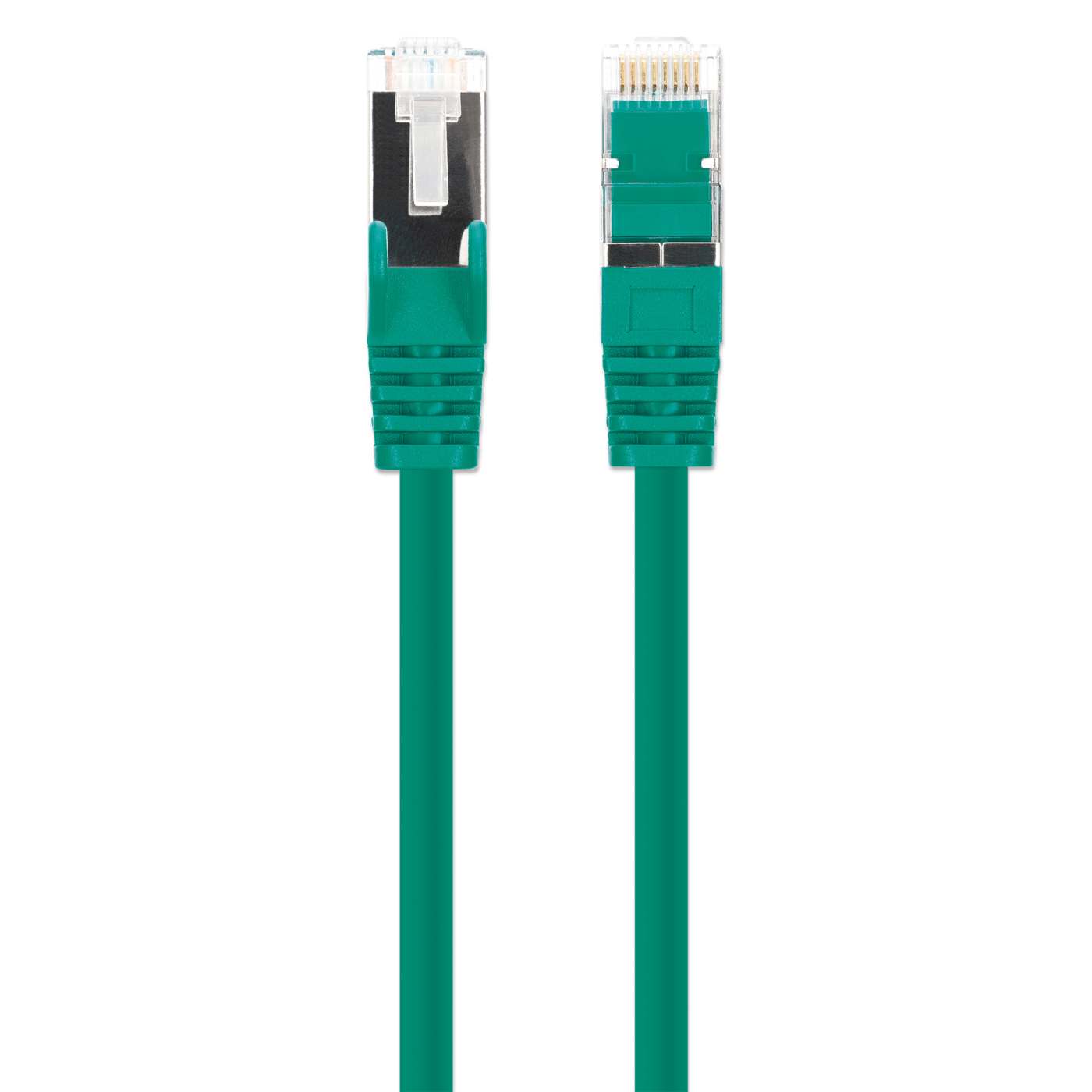 Paquete de 10 cables patch slim Cat8.1 U/FTP, 0.15 m, verde Image 4