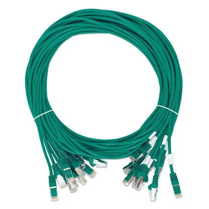 Paquete de 10 cables patch slim Cat8.1 U/FTP, 0.15 m, verde Image 7