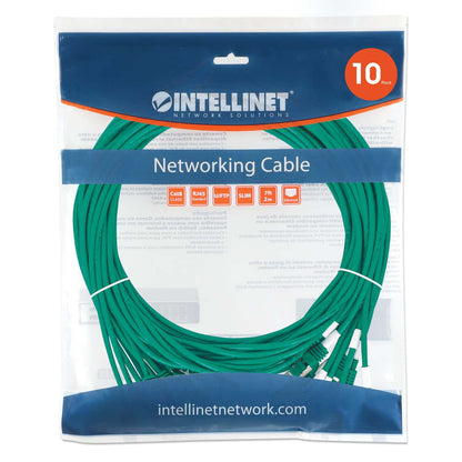 Paquete de 10 cables patch slim Cat8.1 U/FTP, 0.15 m, verde Image 8