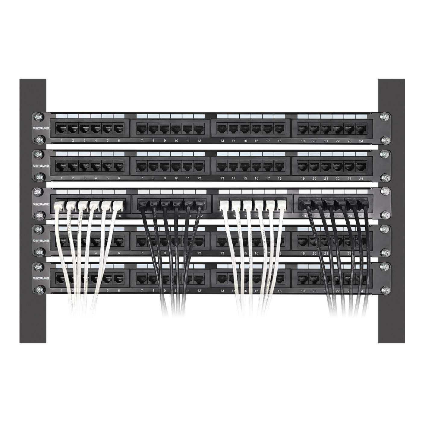 Paquete de 10 cables patch slim Cat8.1 U/FTP, 0.15 m, blanco Image 6