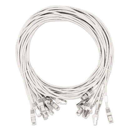 Paquete de 10 cables patch slim Cat8.1 U/FTP, 0.15 m, blanco Image 7