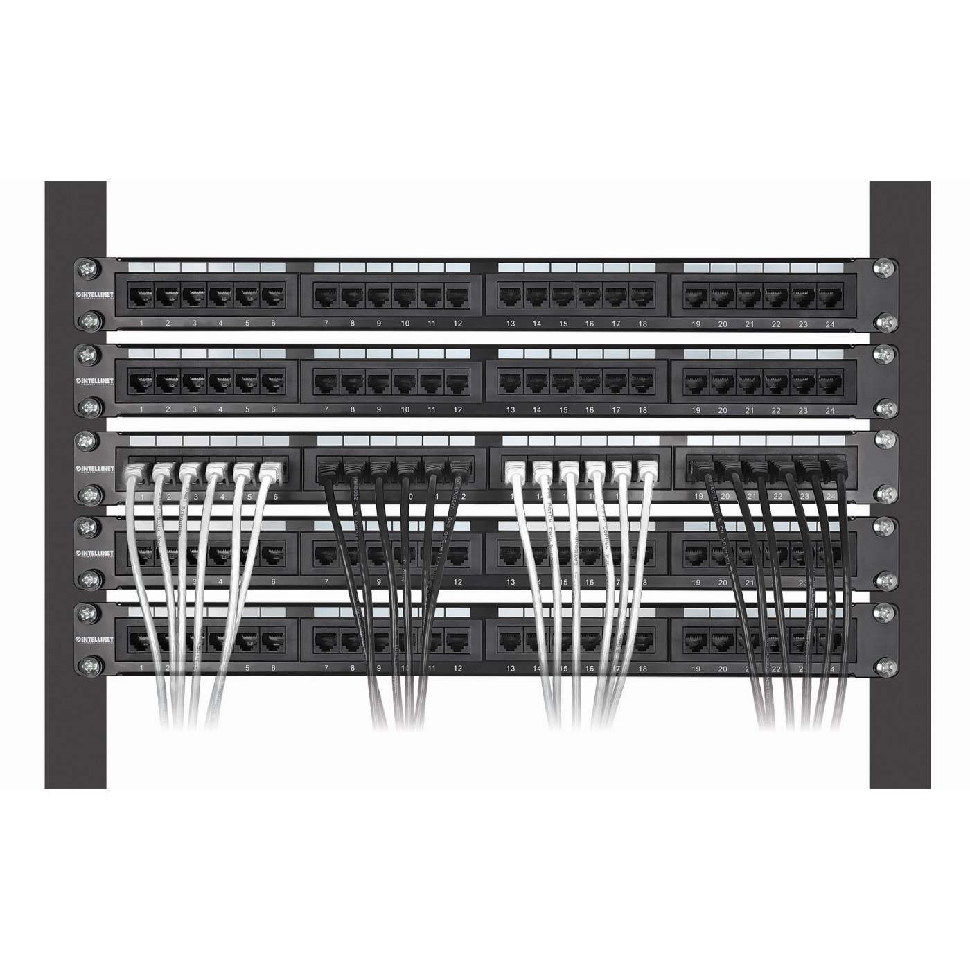 Paquete de 10 cables patch slim Cat8.1 U/FTP, 1 m, blanco Image 7