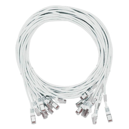 Paquete de 10 cables patch slim Cat8.1 U/FTP, 1 m, blanco Image 8
