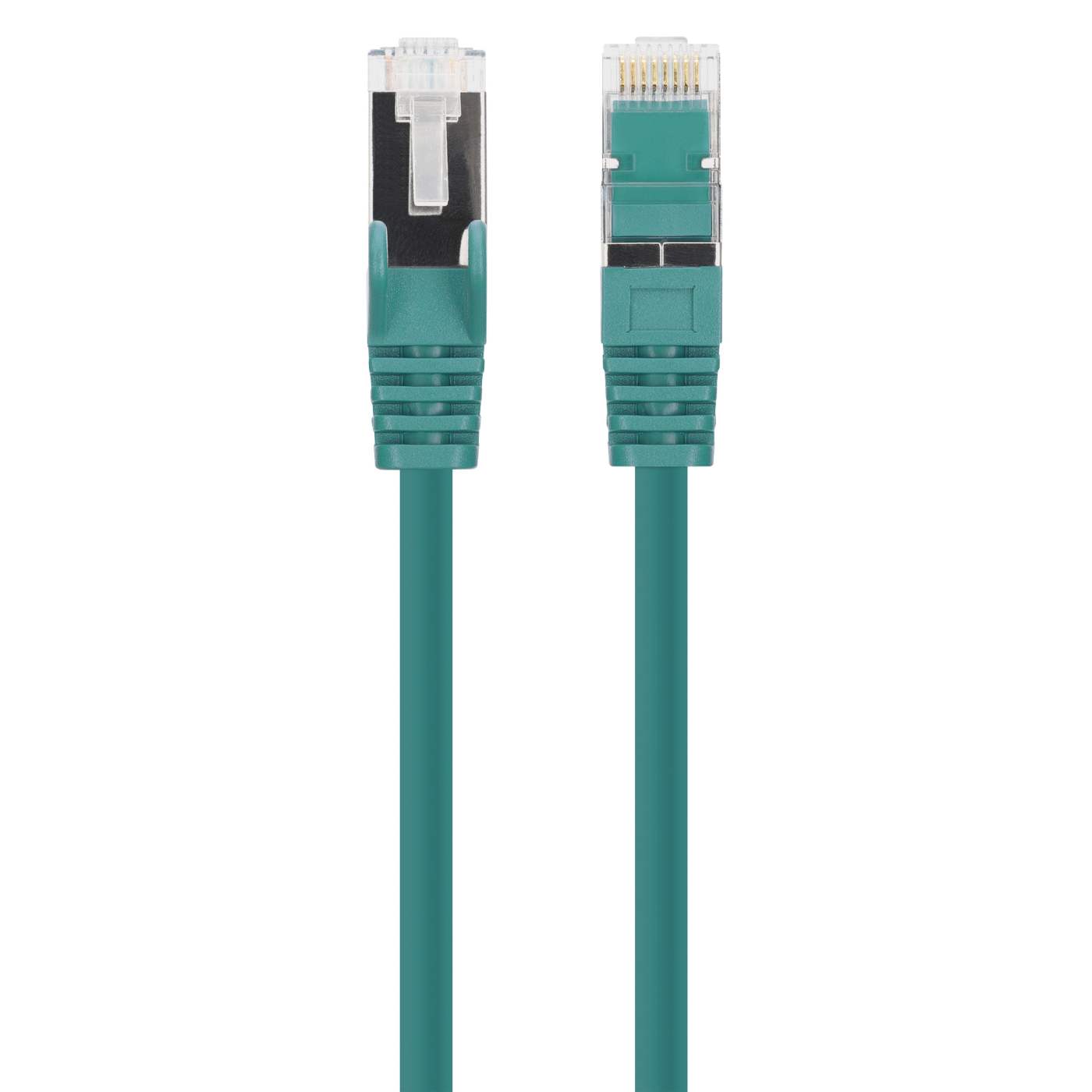 Paquete de 10 cables patch slim Cat8.1 U/FTP, 2 m, verde Image 4