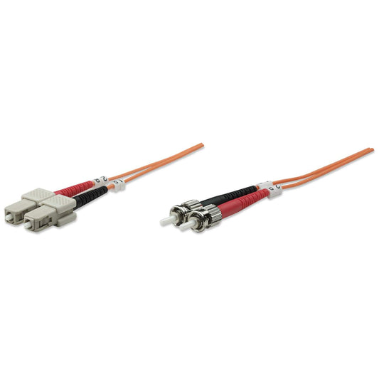 Cable de conexión de fibra óptica, dúplex, multimodo Image 1