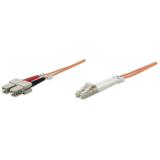 Cable de conexión de fibra óptica, dúplex, multimodo Image 1