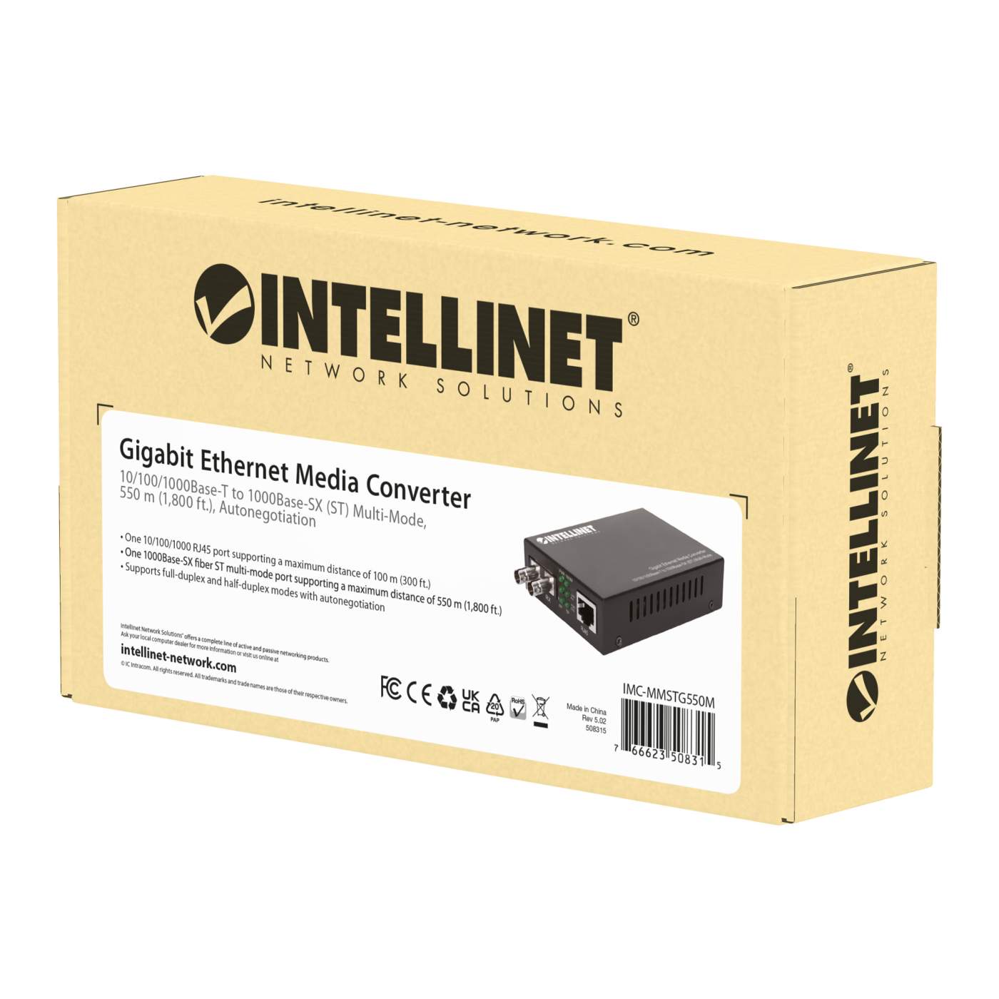 Conversor de medios Gigabit Ethernet Packaging Image 2
