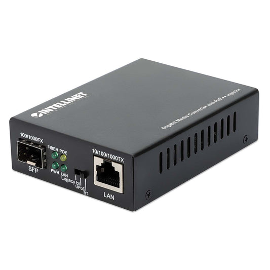 Convertidor de Medios Gigabit e Inyector PoE++ Image 1