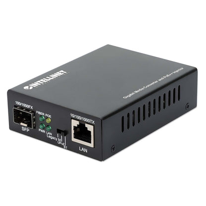 Convertidor de medios Gigabit e inyector PoE++ de 90 W Image 1