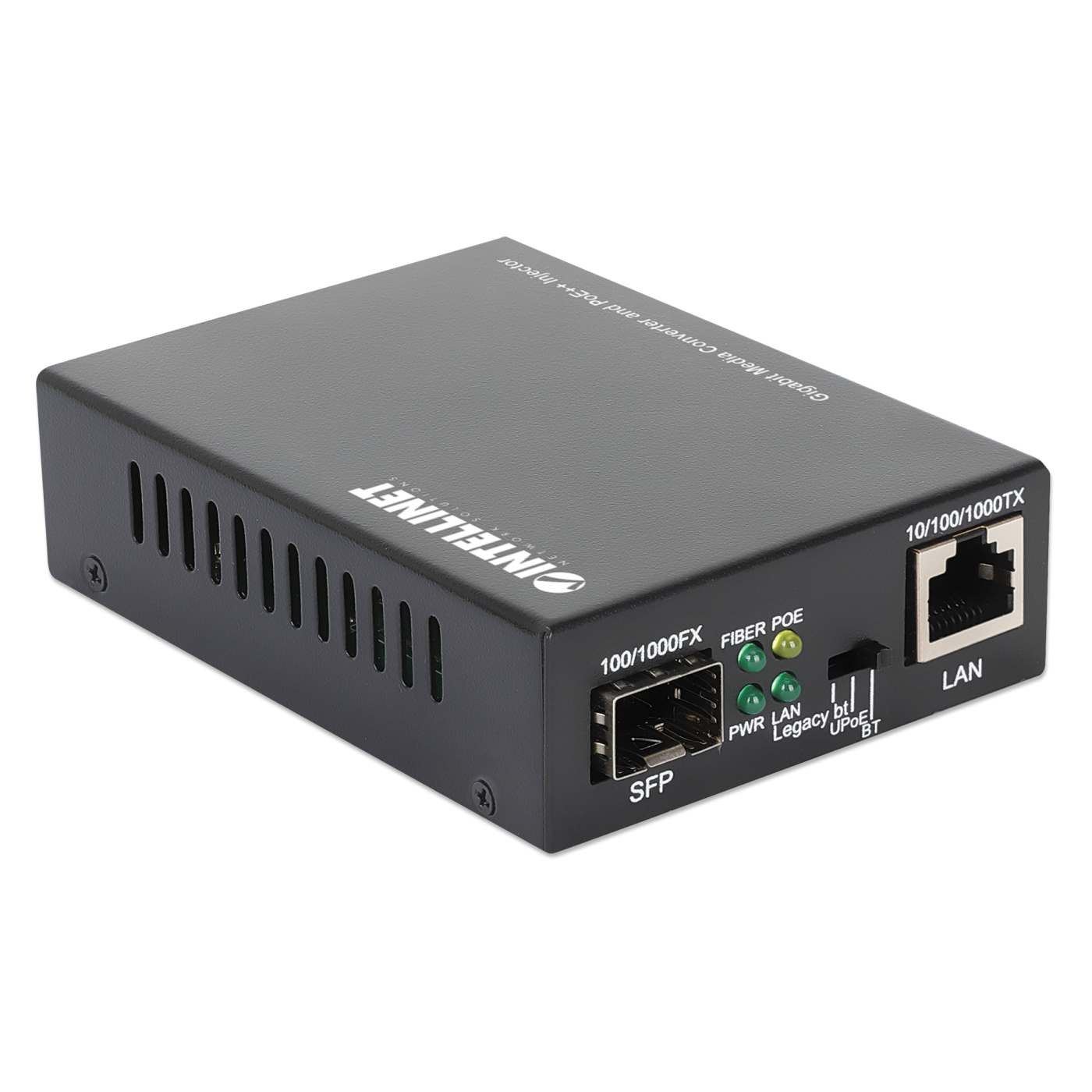 Convertidor de Medios Gigabit e Inyector PoE++ Image 2