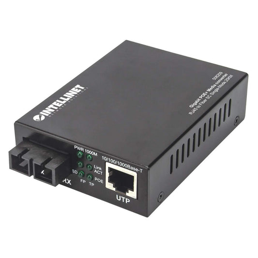 Convertidor de medios PoE+ Gigabit Image 1