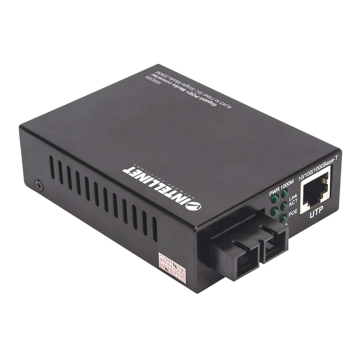 Convertidor de medios PoE+ Gigabit Image 3