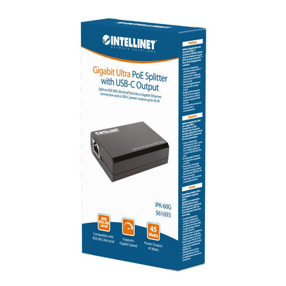 Splitter Gigabit Ultra PoE++ con salida USB-C Packaging Image 2