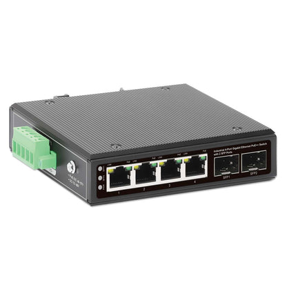 Switch Industrial Gigabit con 4 puertos PoE++ y 2 puertos SFP Image 4