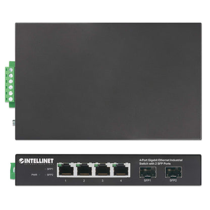 Switch industrial con 4 puertos Gigabit Ethernet + 2 SFP Image 6