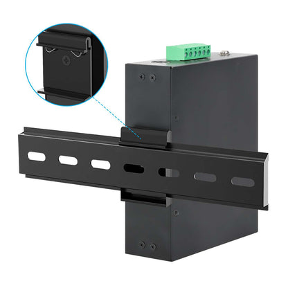 Switch Industrial PoE+ Gigabit con 5 puertos Ethernet y 1 SFP Uplink Image 9