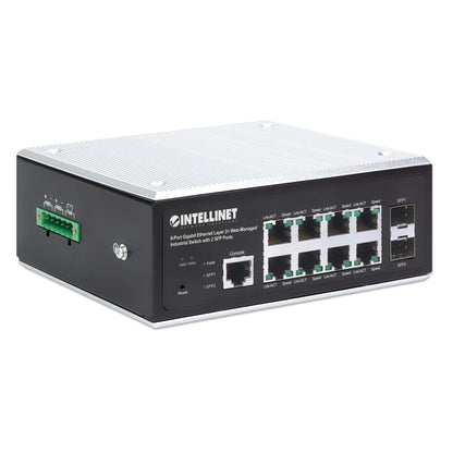 Switch Industrial Administrable L2+ con 8 puertos Gigabit y 2 SFP Image 3