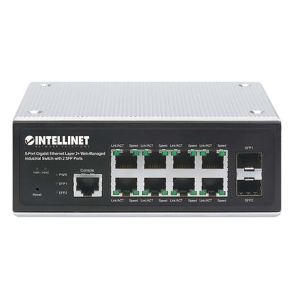 Switch Industrial Administrable L2+ con 8 puertos Gigabit y 2 SFP Image 4