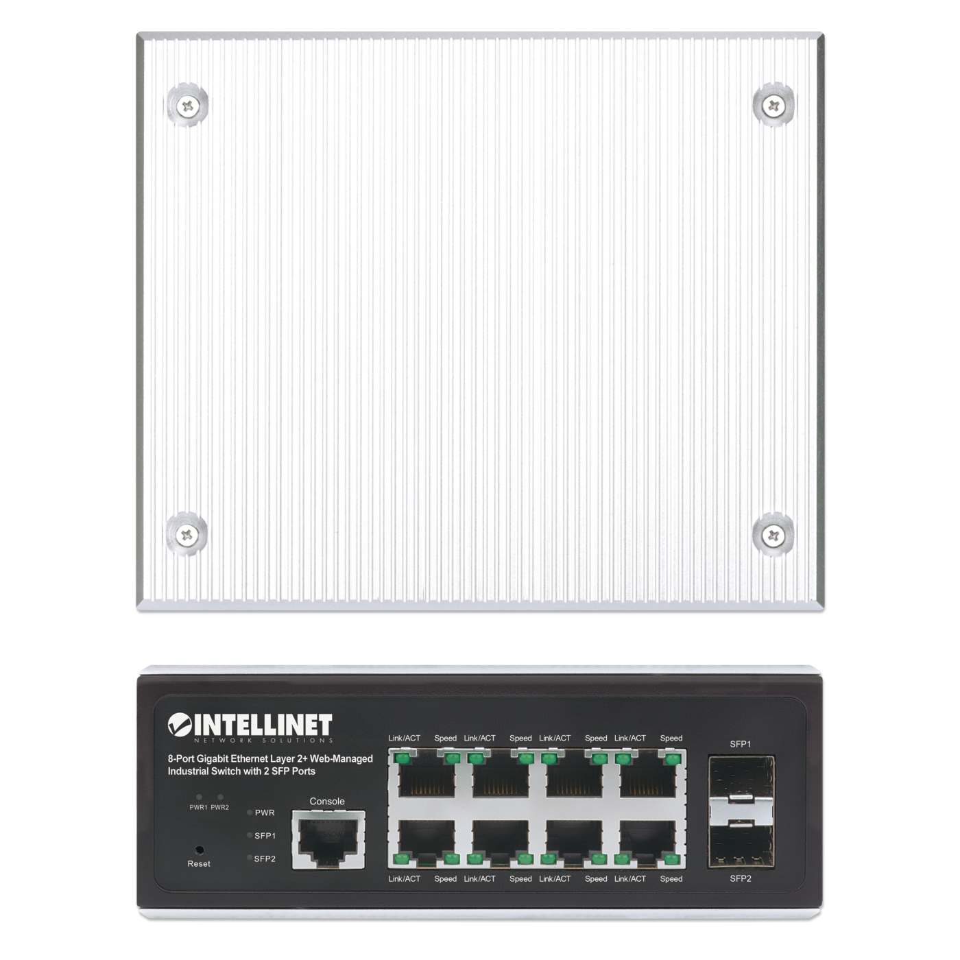 Switch Industrial Administrable L2+ con 8 puertos Gigabit y 2 SFP Image 6