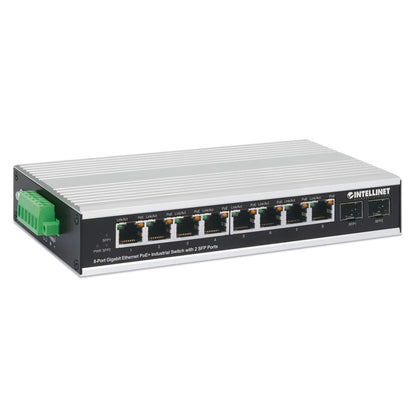 Switch industrial PoE+ con 8 puertos Gigabit Ethernet + 2 SFP Image 3