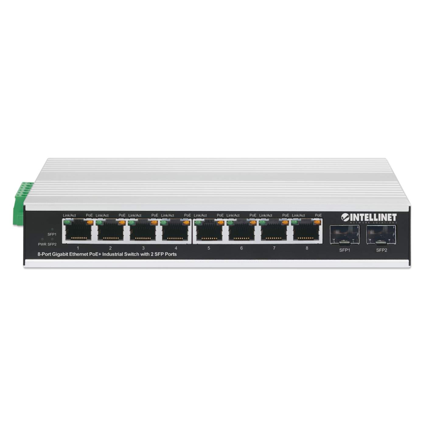 Switch industrial PoE+ con 8 puertos Gigabit Ethernet + 2 SFP Image 4