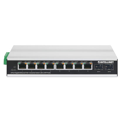 Switch industrial PoE+ con 8 puertos Gigabit Ethernet + 2 SFP Image 4