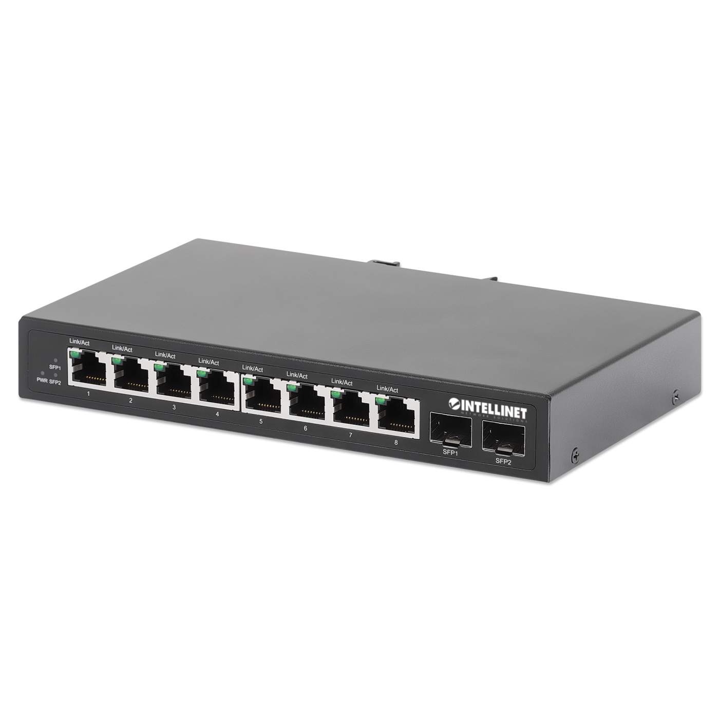 Switch Industrial con 8 puertos Gigabit Ethernet y 2 SFP Image 1
