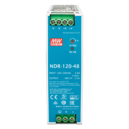 Fuente de alimentación industrial para montaje en carril DIN - 120 W Image 3