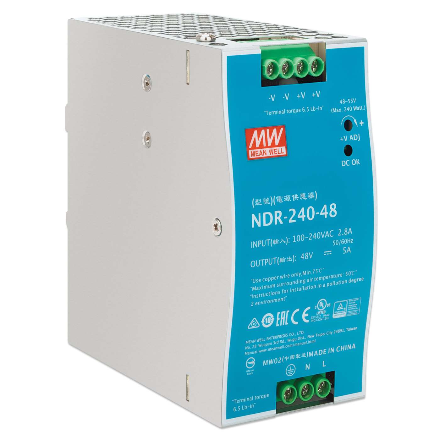 Fuente de alimentación industrial para montaje en carril DIN - 240 W Image 2