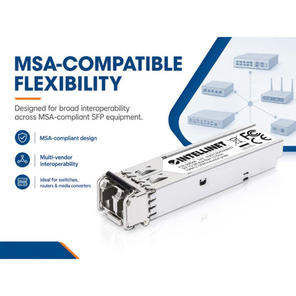 Módulo transceptor óptico SFP de fibra Gigabit industrial Image 9