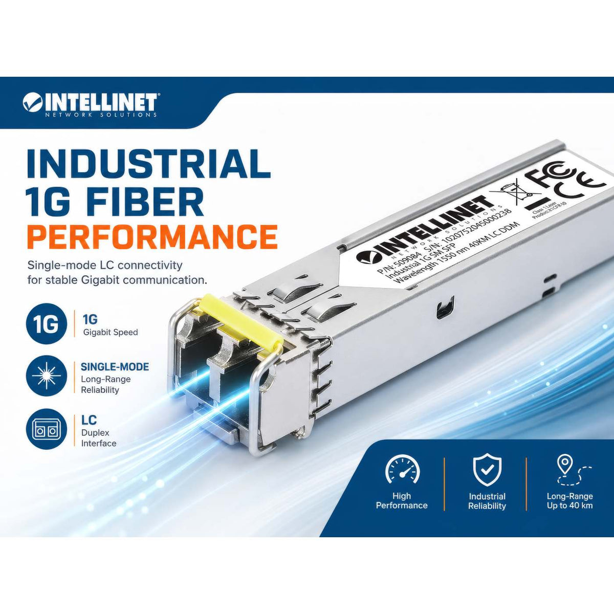 Módulo Transceptor Óptico Industrial SFP Gigabit Image 5