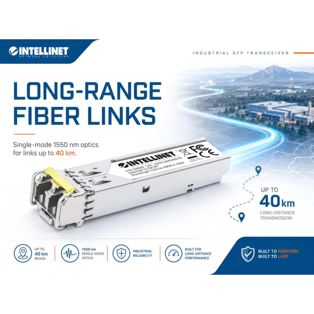 Módulo Transceptor Óptico Industrial SFP Gigabit Image 6