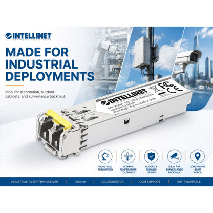 Módulo Transceptor Óptico Industrial SFP Gigabit Image 7