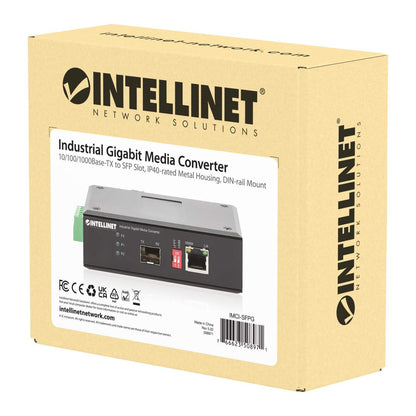 Convertidor de Medios Industrial Gigabit Packaging Image 2