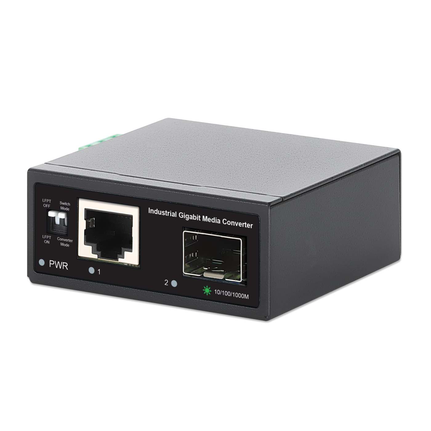Convertidor de medios Gigabit industrial Image 1