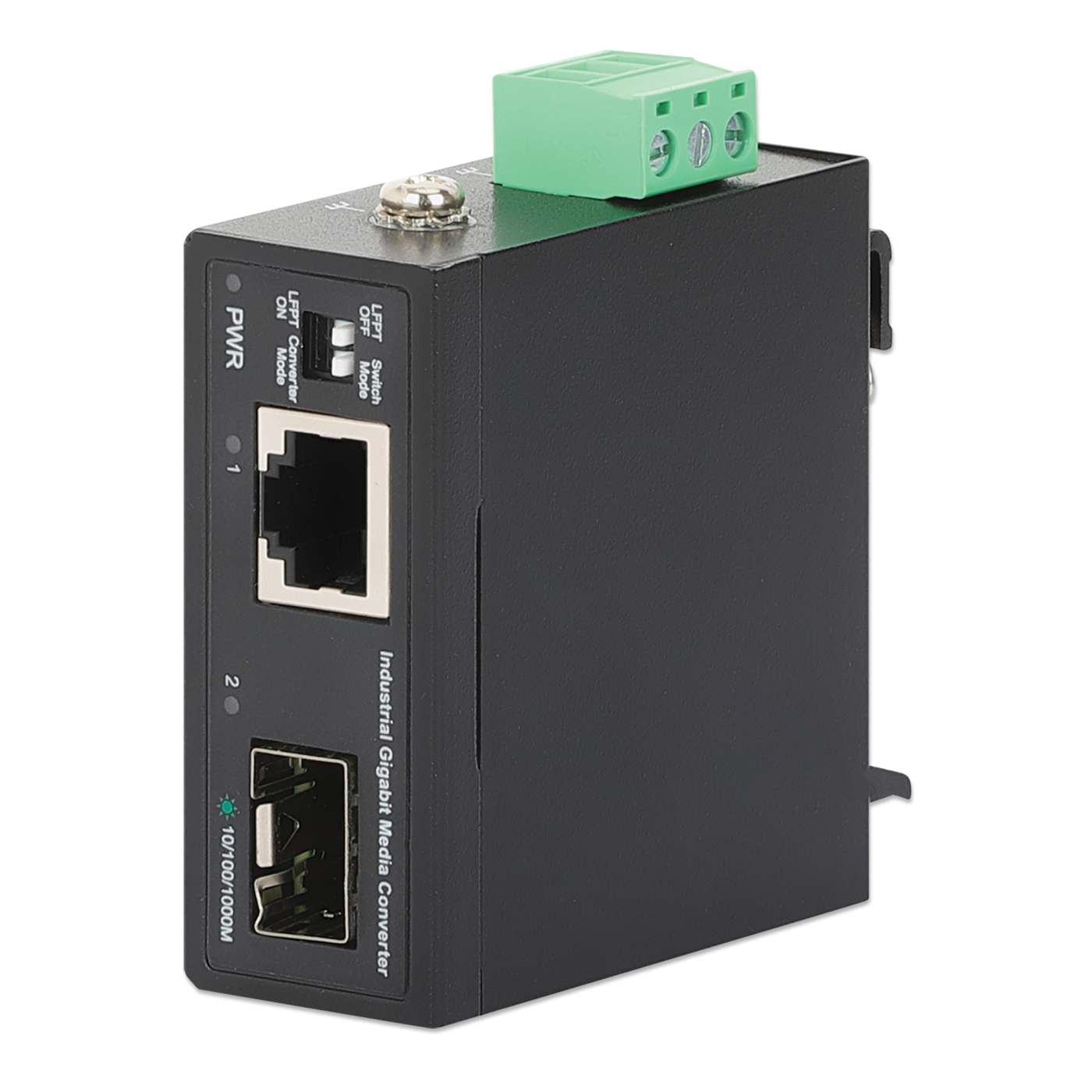 Convertidor de medios Gigabit industrial Image 1