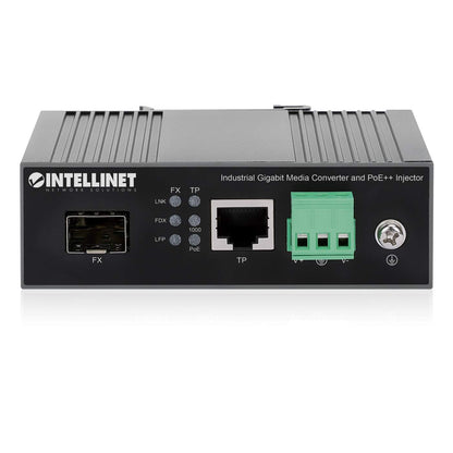 Convertidor de medios Industrial Gigabit e inyector PoE Image 6